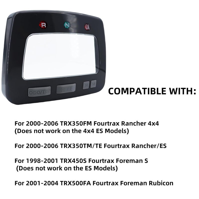 JIK Speedometer Meter Dash Upper Case Cover for Honda TRX350 TRX450 TRX500 37201-HN0-A01 - Image 3
